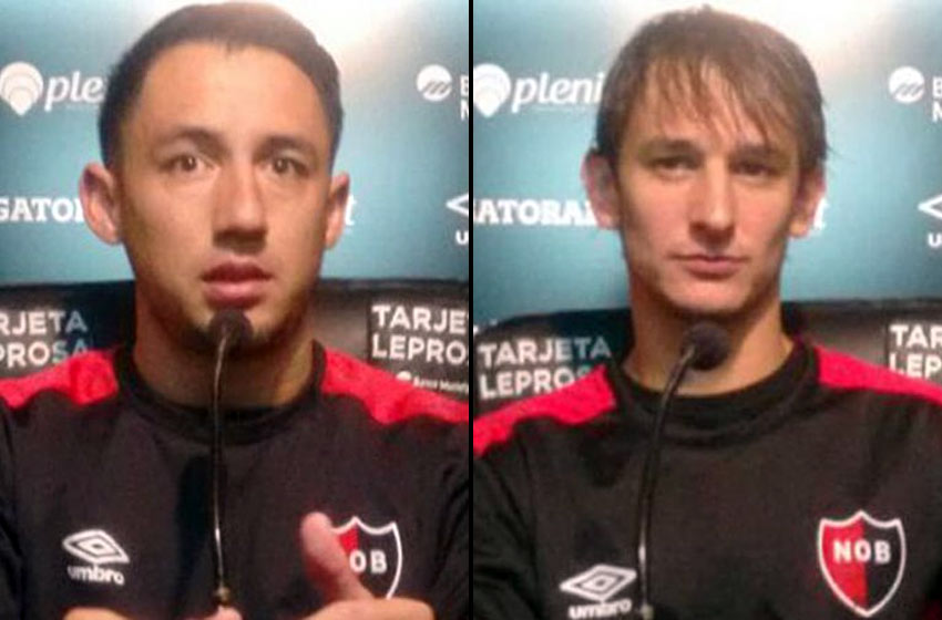 Newells presentó a Bíttolo y Piris en su nueva sala de prensa