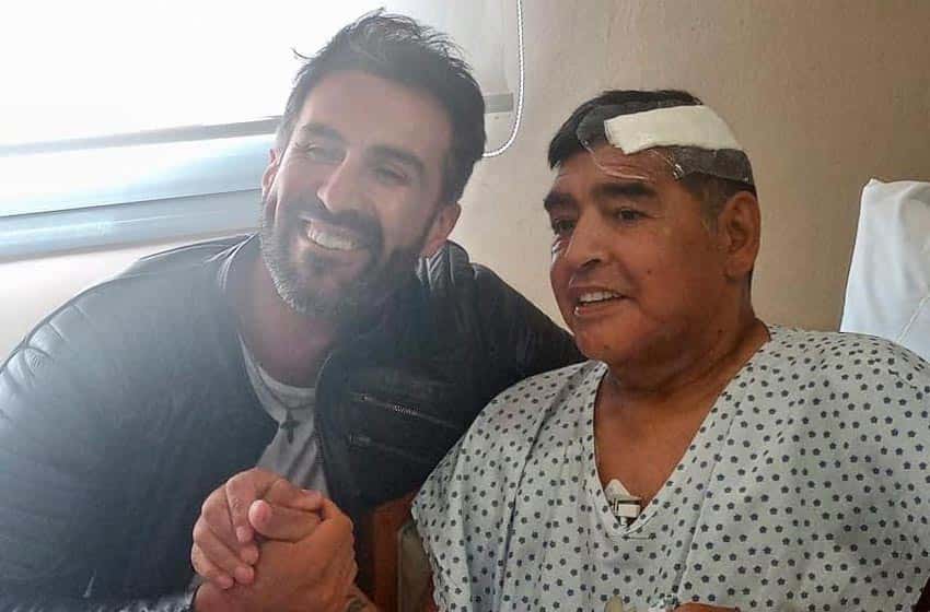 La primera foto de Diego Maradona tras la operación por un hematoma subdural