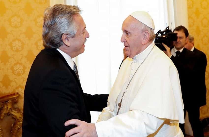 Alberto Fernández se reunió a solas con el papa Francisco, uno de los encuentros cumbre de su gira europea