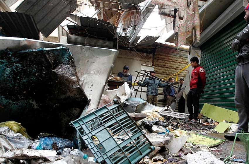 Atentado en un mercado de Bagdad dejó 35 muertos y 57 heridos