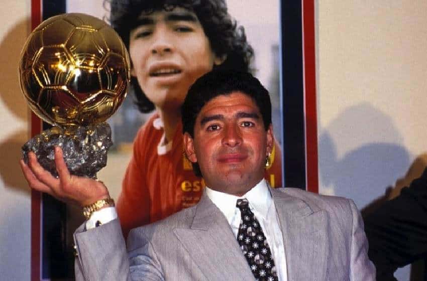 Cuántos Balones de Oro hubiese ganado Maradona y qué pasó con los dos honoríficos que le entregaron