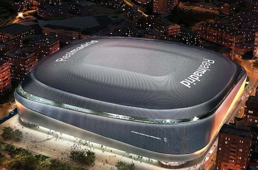 El Real Madrid presentó su nuevo estadio: además del fútbol se podrán disputar partidos de básquet y tenis al mismo tiempo