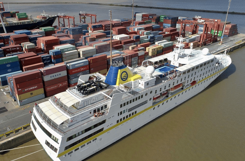 Por un nuevo caso positivo de coronavirus, aislaron a todos los pasajeros a bordo del crucero Hamburg