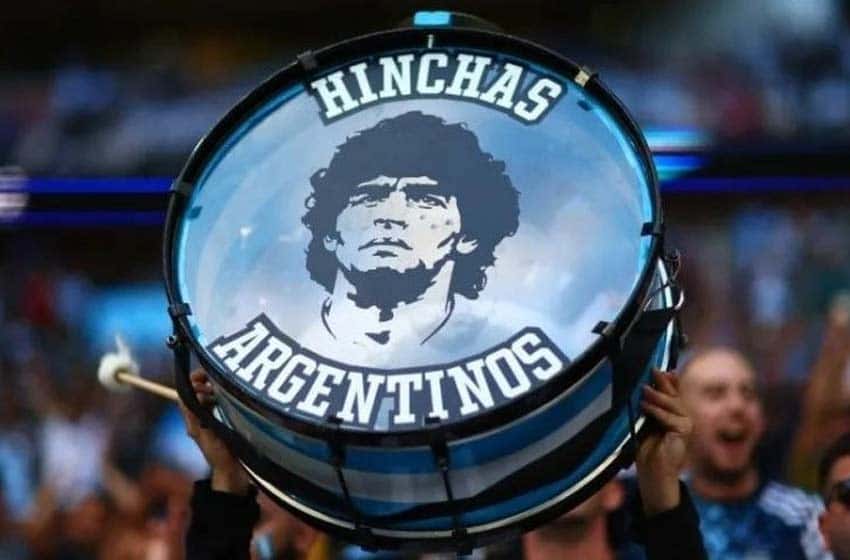 Nunca se olvida: los homenajes a Maradona en la Finalissima entre Argentina e Italia