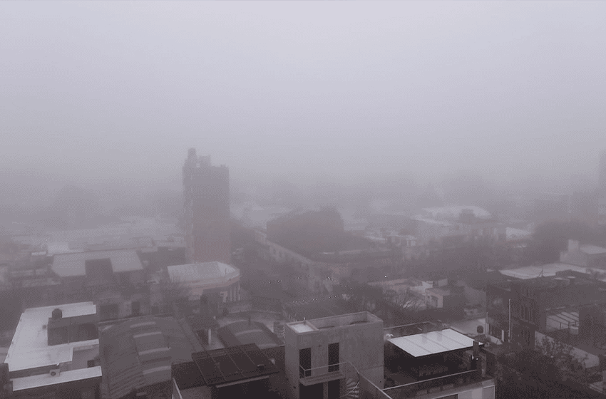 Miércoles de humedad alta, chaparrones y niebla intensa en Rosario