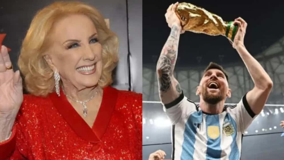 Mirtha Legrand subastó una camiseta autografiada por Messi: recaudó más de 11 millones de pesos