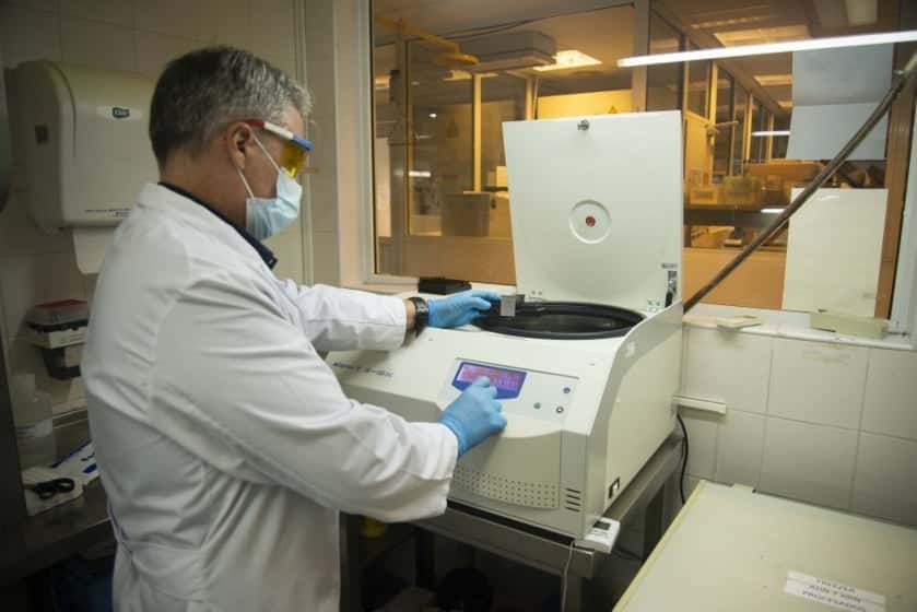 Después de tres años, el laboratorio del Cemar no registró casos de covid-19 en la última semana