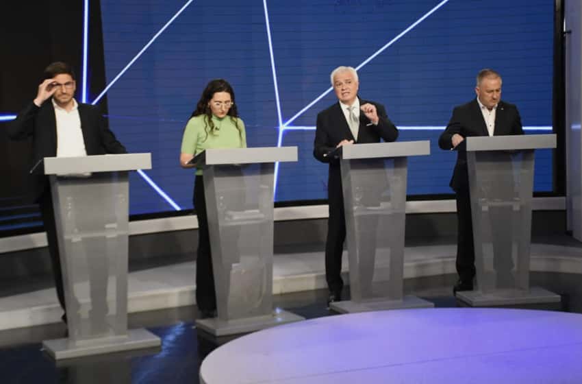 Los candidatos a gobernador debatieron a una semana de las elecciones