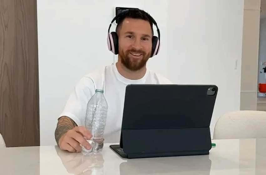 Furor en redes por la lista de canciones que escucha Lionel Messi