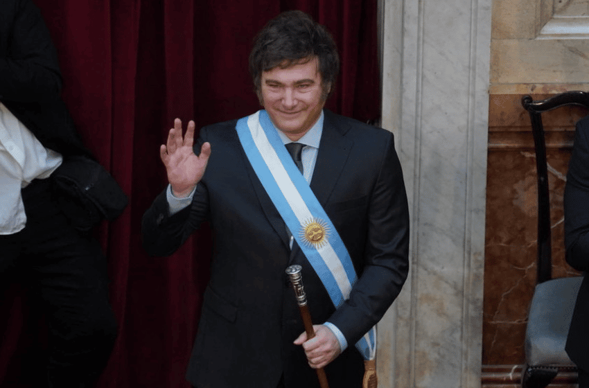 Javier Milei juró ante el Congreso como nuevo Presidente de la Argentina