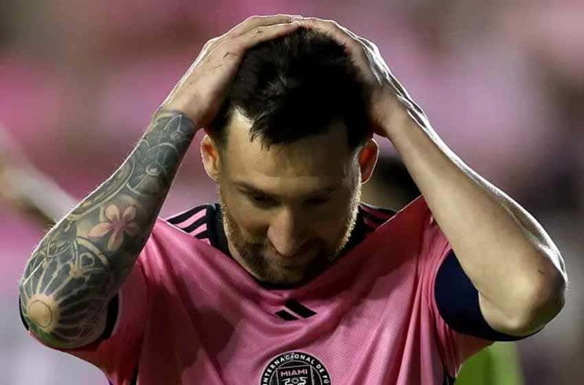 Alarma en La Scaloneta: Messi será baja en Inter Miami tras salir reemplazado en el partido por Concachampions