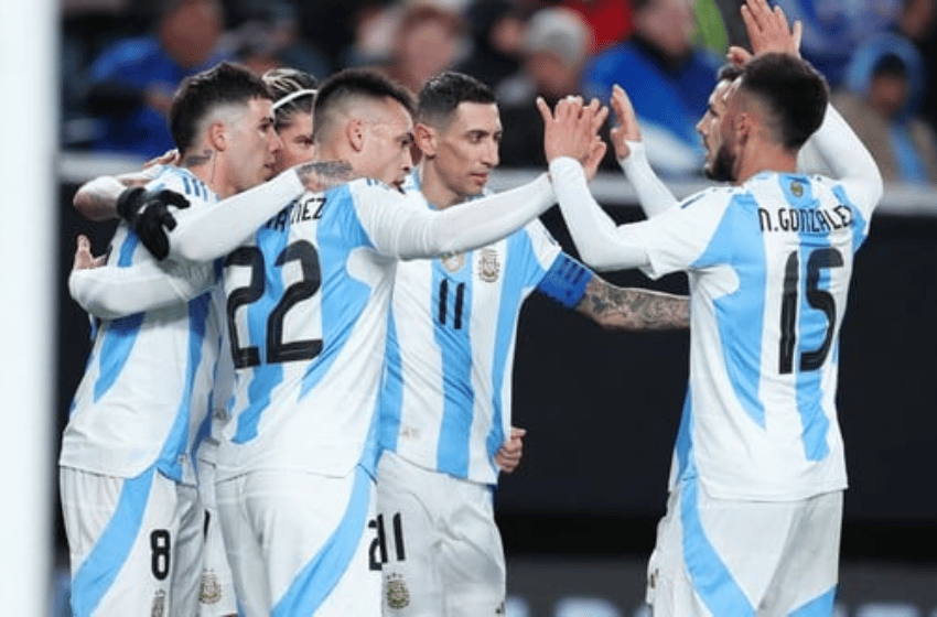 Argentina goleó a El Salvador en Filadelfia en su primer amistoso del año