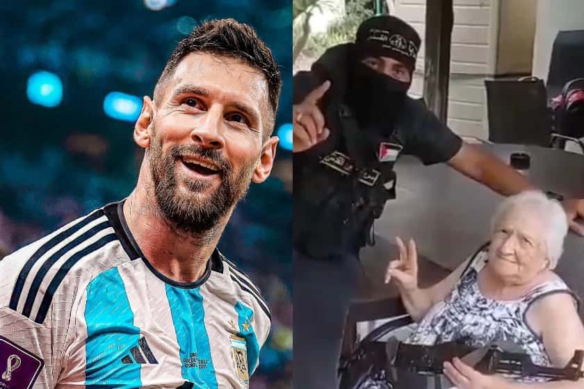 Insólito: una abuela mencionó a Messi ante un terrorista y se salvó de ser secuestrada por Hamás