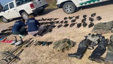 Turistas extranjeros fueron demorados por cazar de forma ilegal al norte de Santa Fe