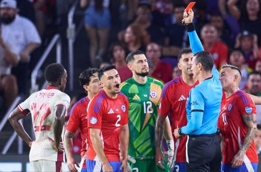 Chile presentó una queja por el arbitraje en la Copa América