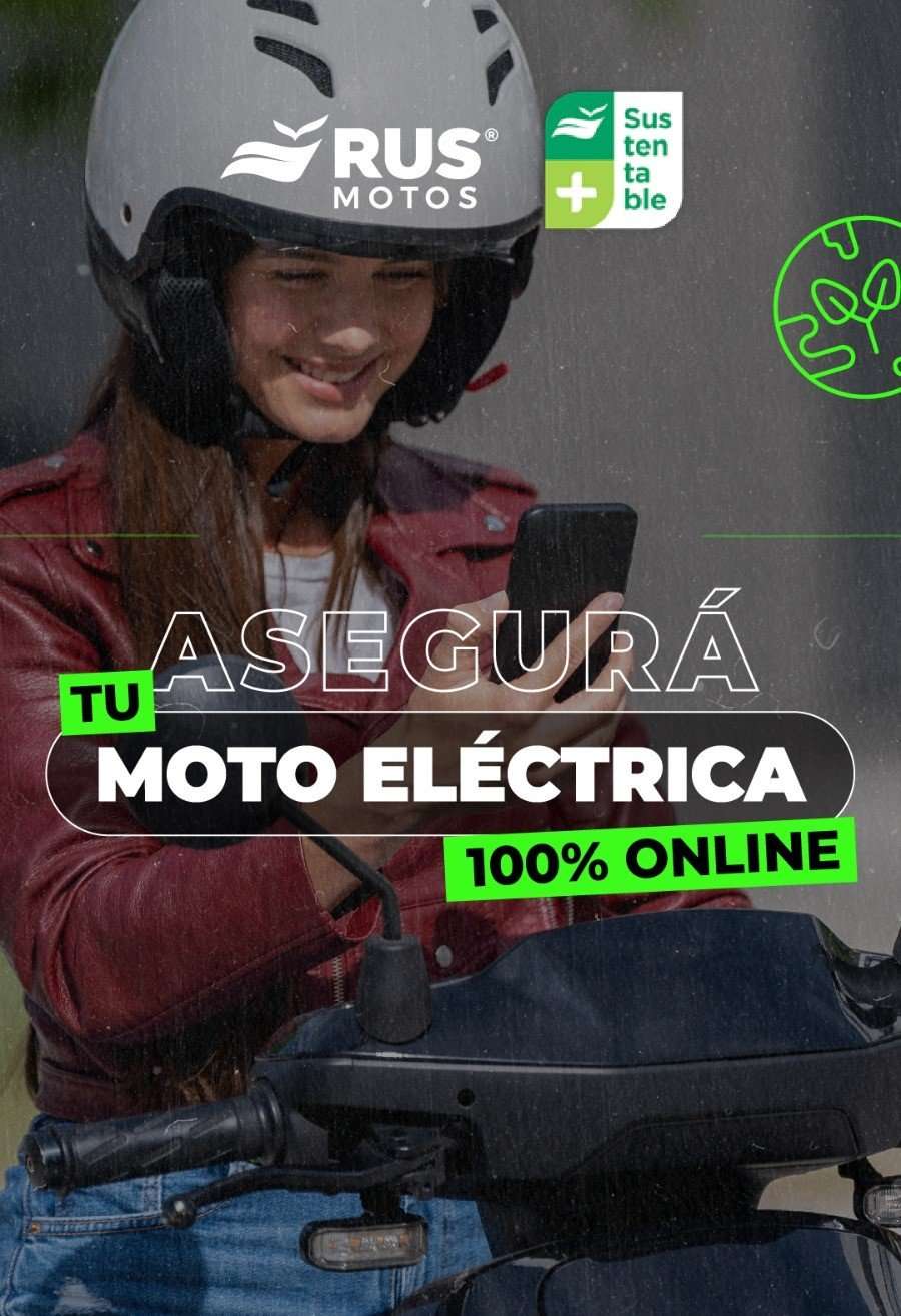 RUS incorporó el seguro de motos eléctricas a su plataforma de contratación online