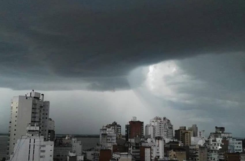 Santa Rosa: alerta por tormentas fuertes que incluye Rosario y el sur de Santa Fe