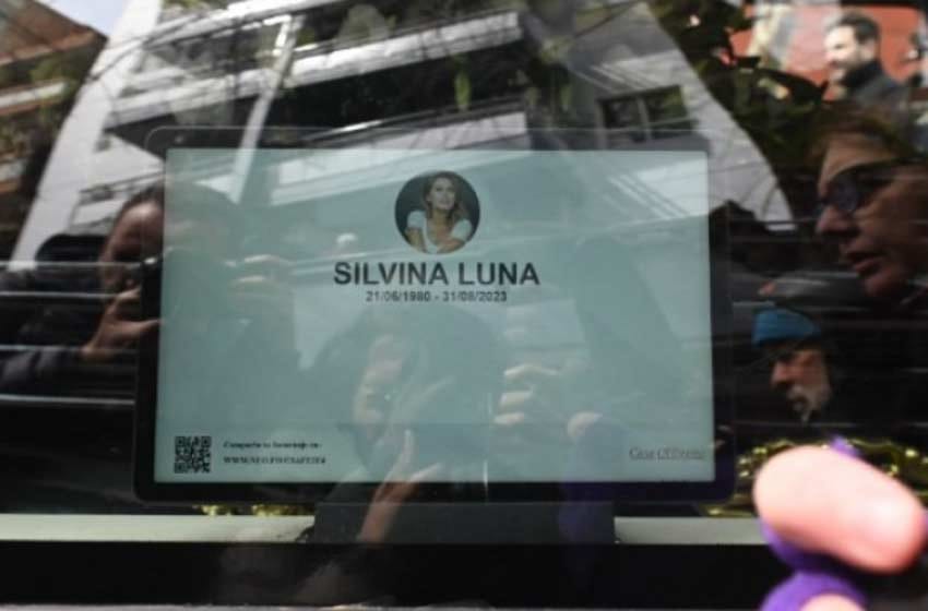 Último adiós a Silvina Luna: el dolor de su hermano y amigos
