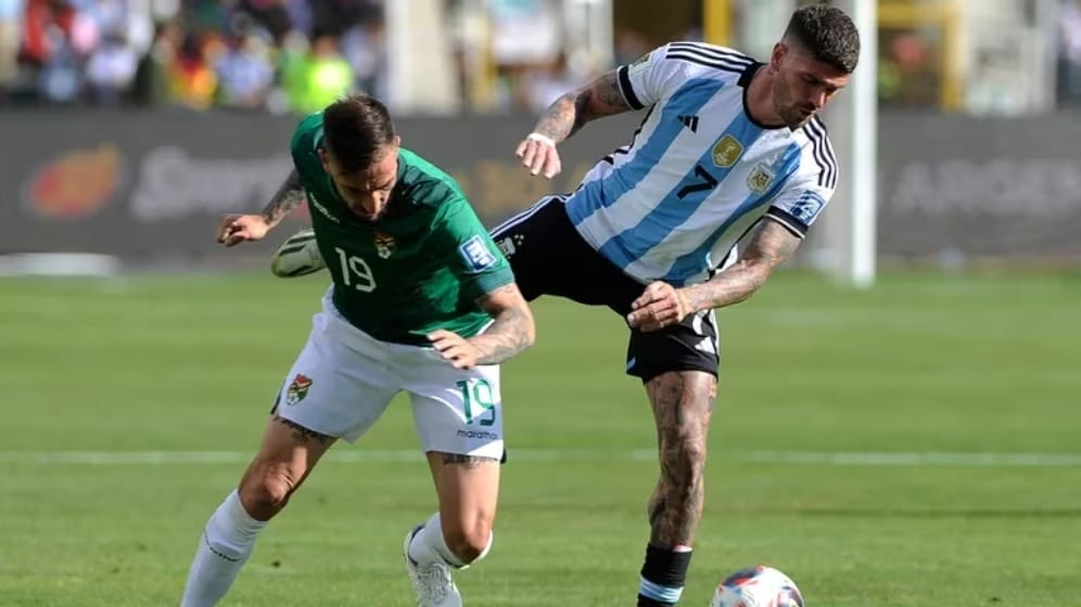 Malas noticias para Rodrigo De Paul: se desgarró en el partido ante Bolivia con la Selección