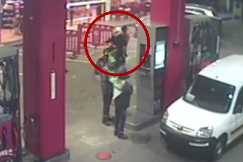 Video: así fue el ataque a la estación de servicio donde dejaron la amenaza a Di María