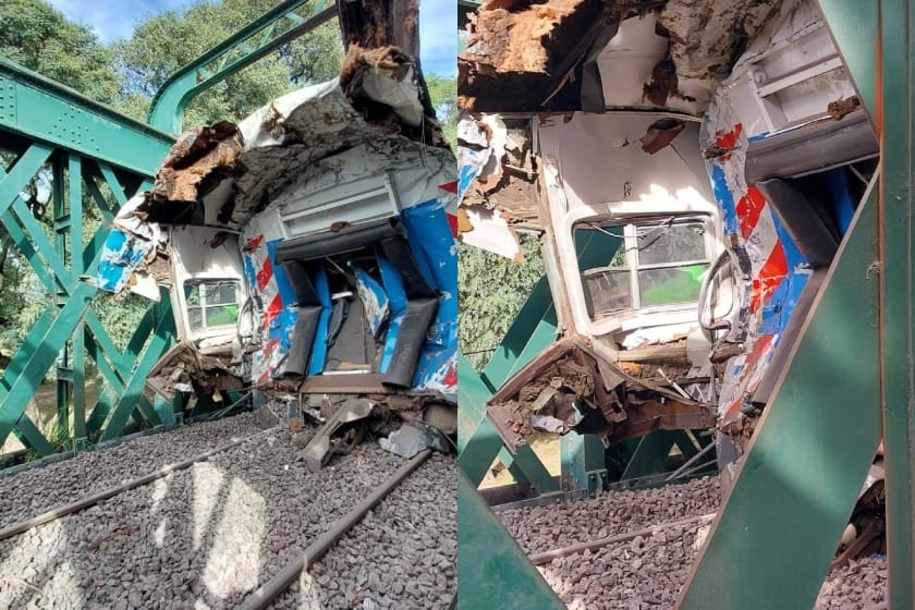 Impactante choque de trenes y descarrilamiento en Buenos Aires: hay decenas de heridos