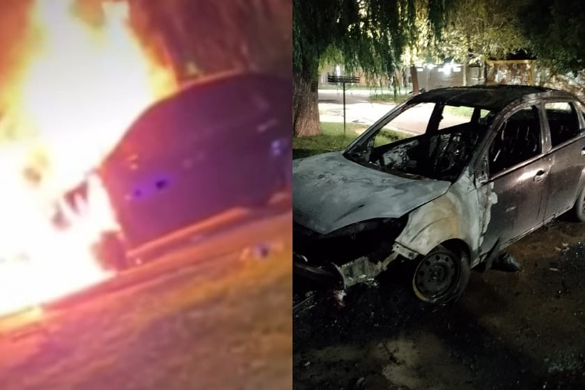 Quemacoches: detuvieron a un hombre tras incendiar un auto en zona oeste