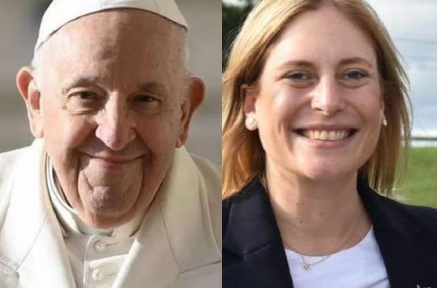 El Papa Francisco y Gisela Scaglia