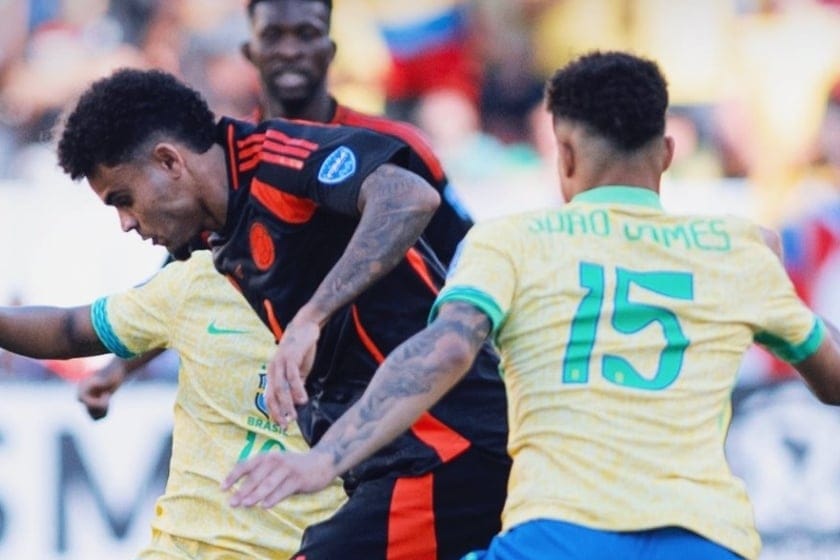 Copa América: Colombia empató con Brasil y lo relegó al segundo puesto del grupo D