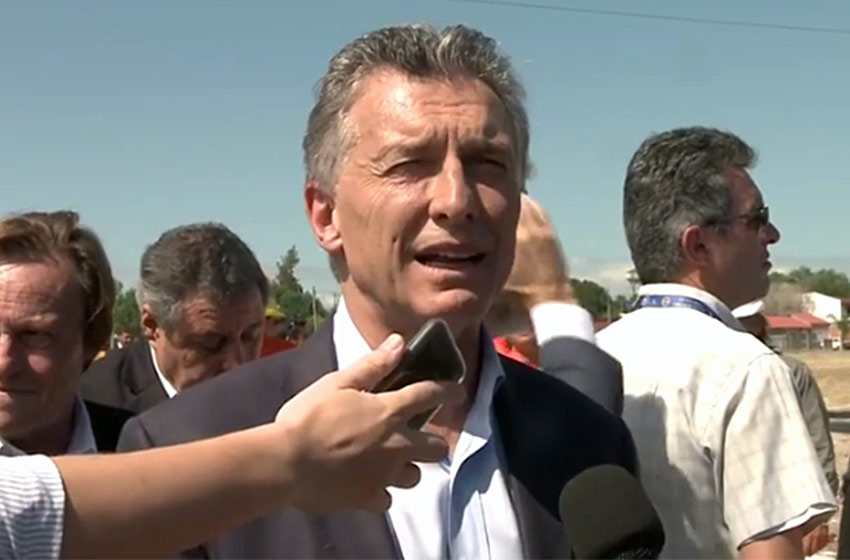 Macri: «No queremos seguir tomando deuda»