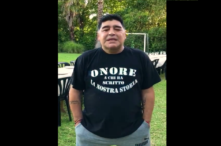 «Quiero que la Argentina coma»: el pedido entre lágrimas de Maradona para el nuevo año