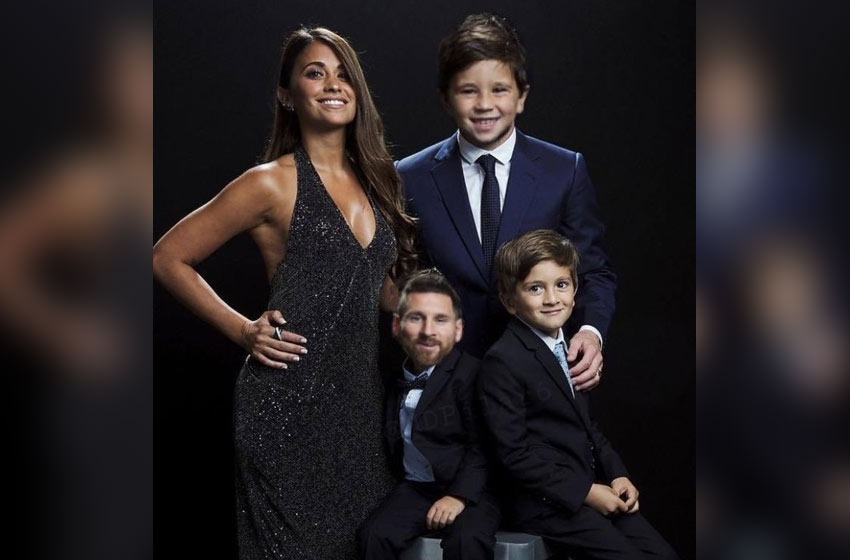 Mateo Messi: el foco de los memes en los premios The Best