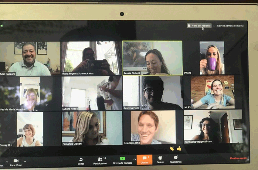 Desde casa: los concejales debatieron a través de un encuentro virtual
