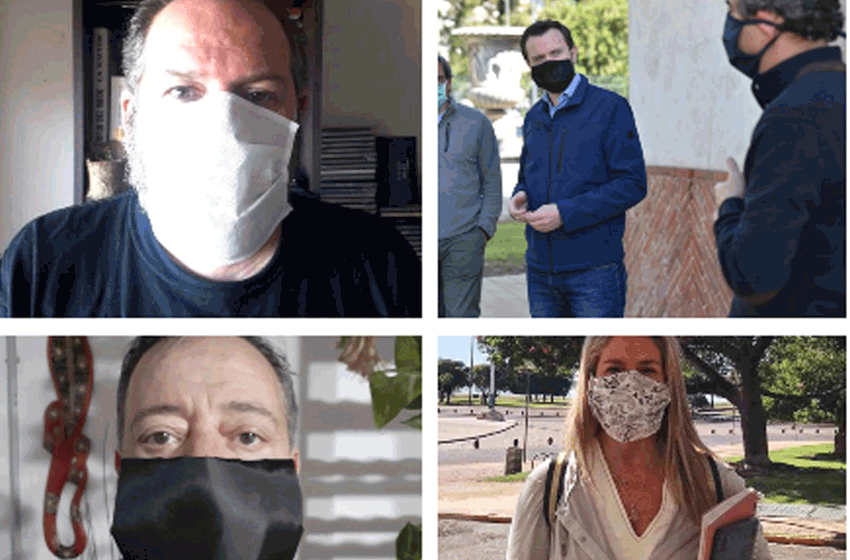 El Concejo Municipal se sumó a la campaña de concientización para el uso obligatorio de tapabocas