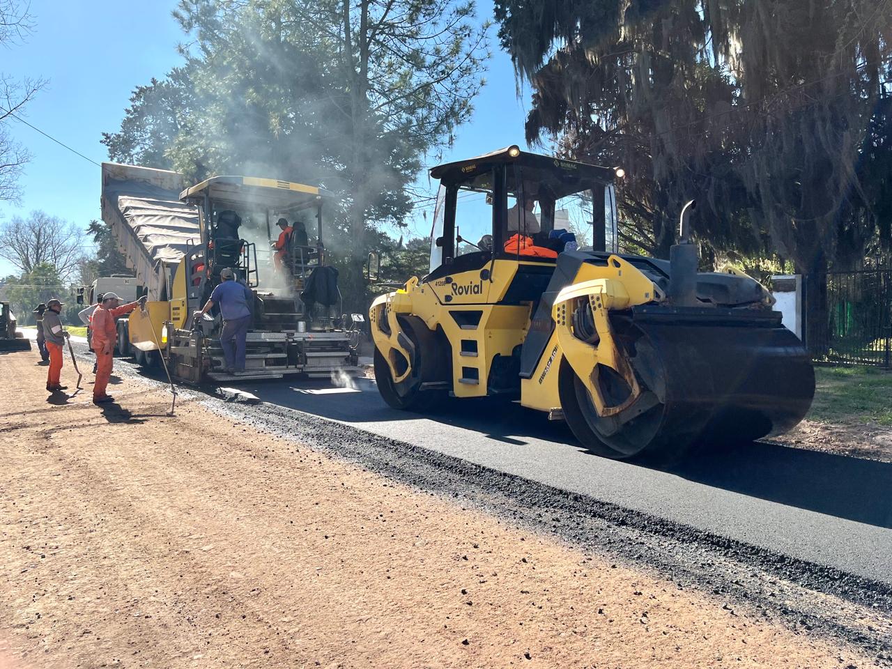 Obras en Roldán.