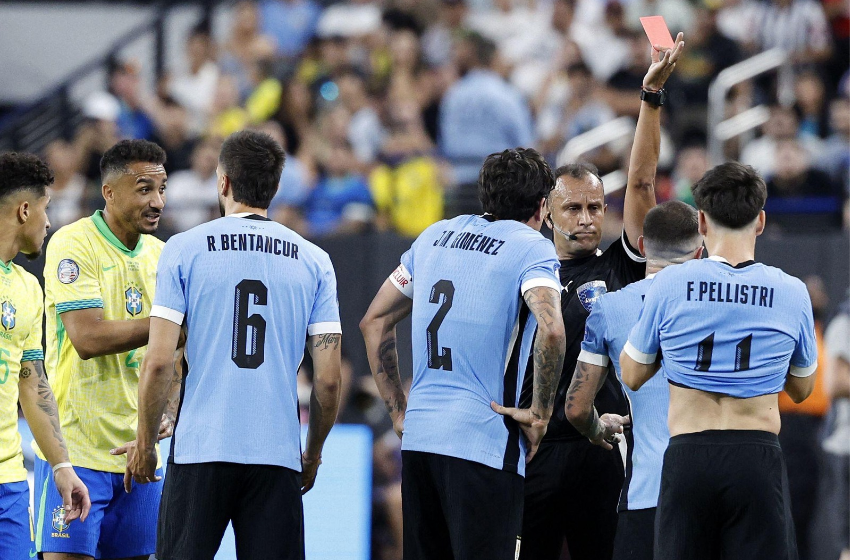 Uruguay Brasil roja