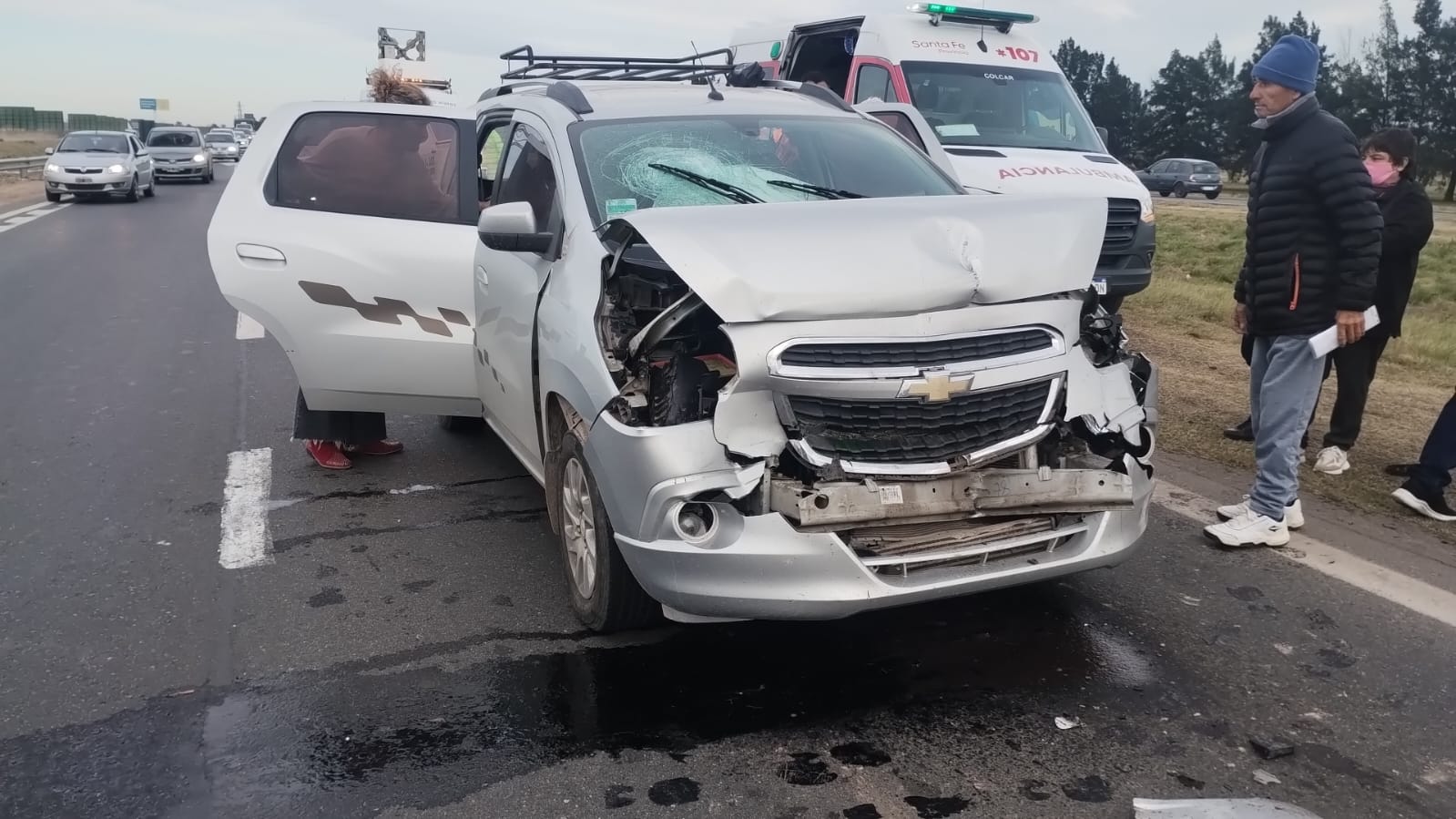 choque autopista rosario-córdoba