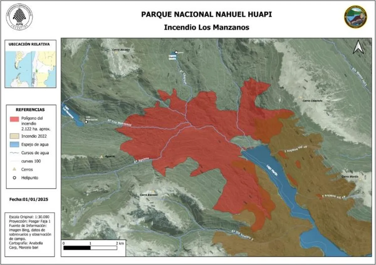 bariloche incendios