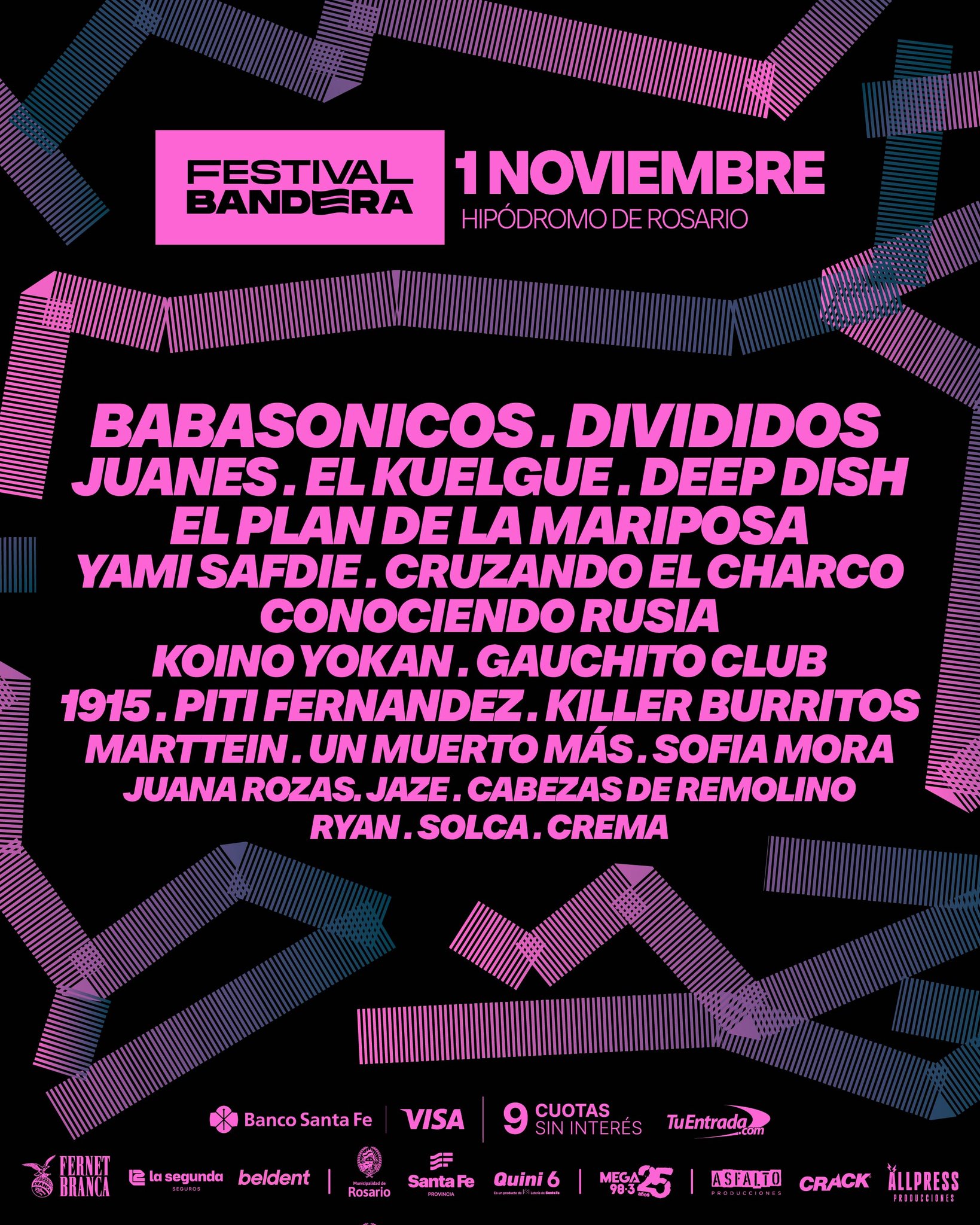 festival bandera 2025 grilla