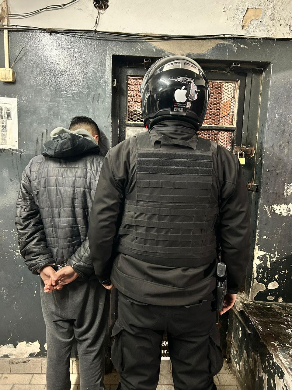 moto robada detenido