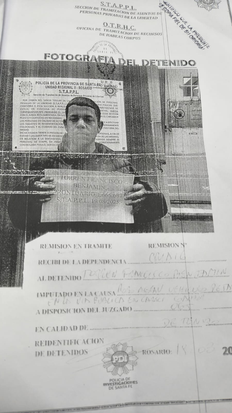 evadido comisaría 21