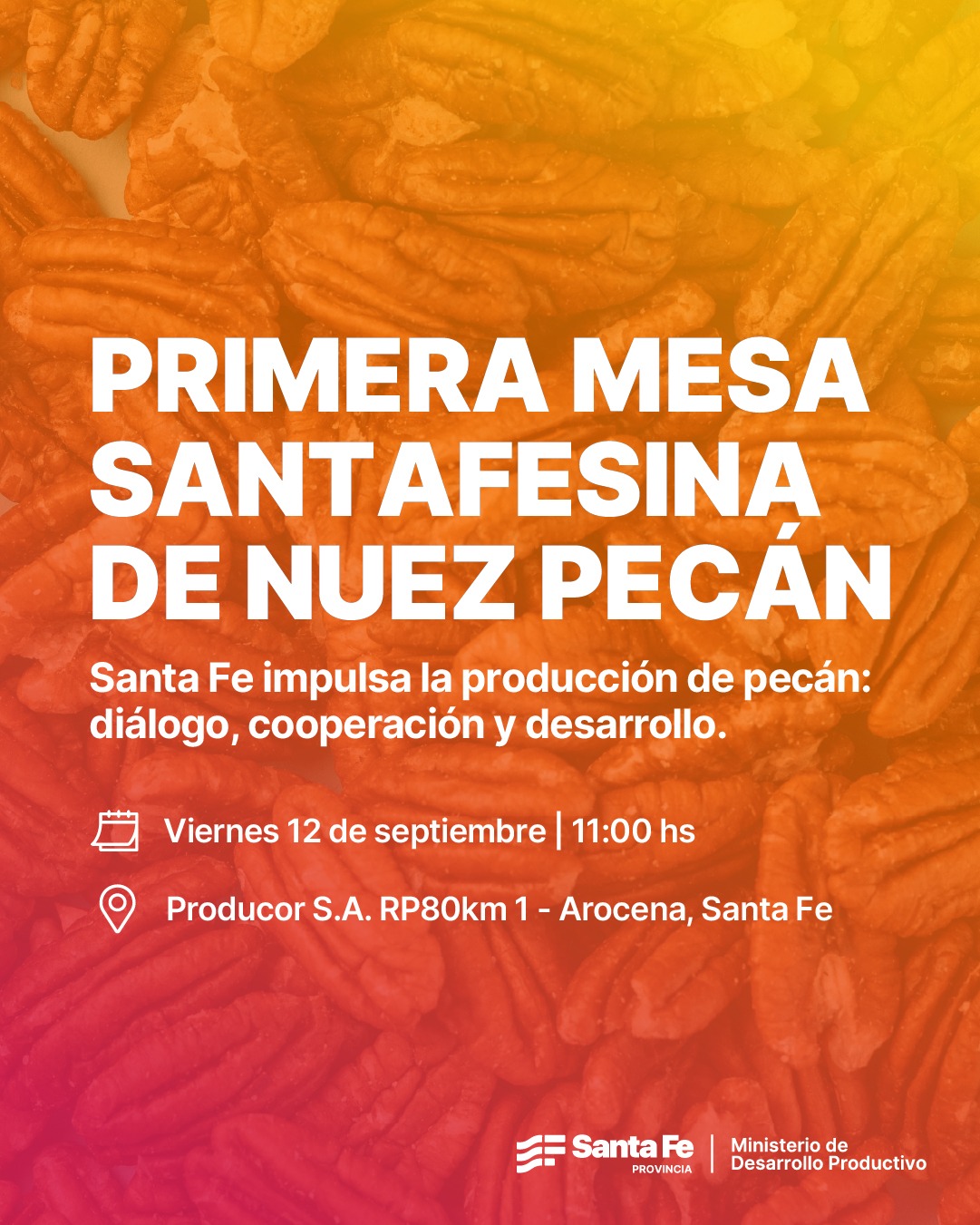 mesa santafesina nuez pecán
