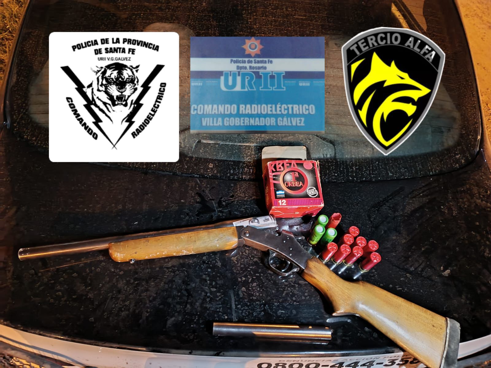 escopeta secuestrada