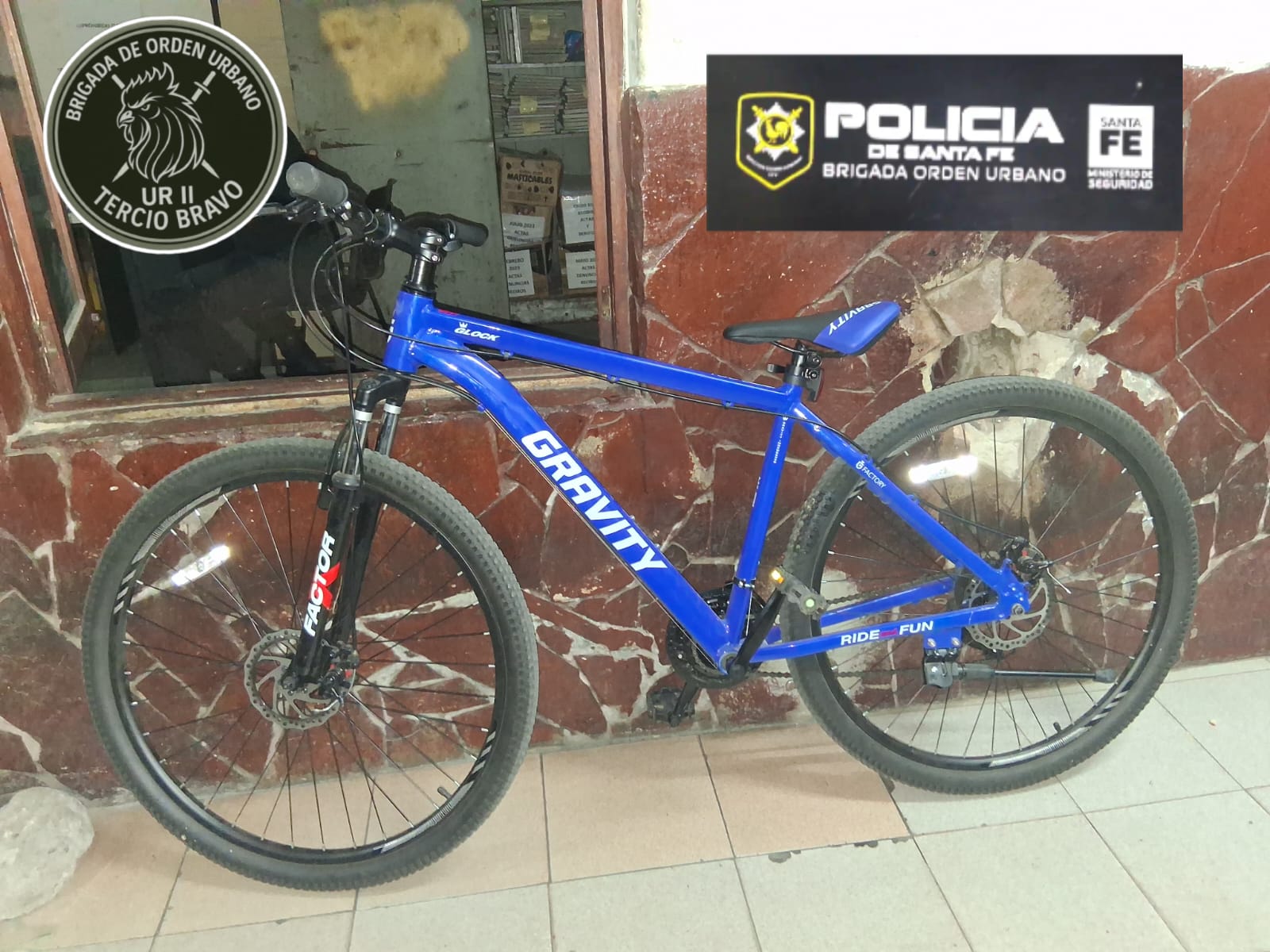 detenidos robo bicicleta