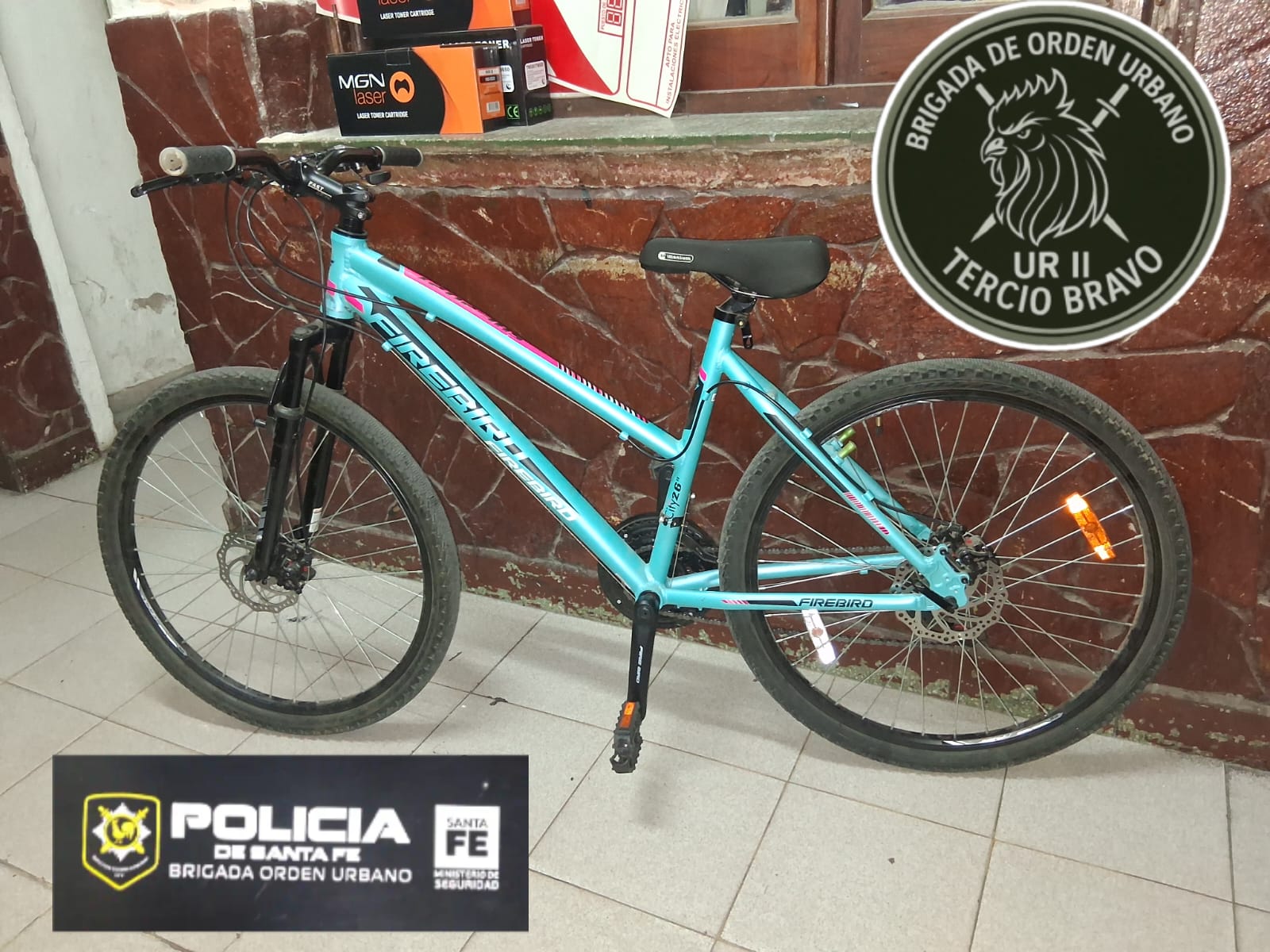 detenidos robo bicicleta