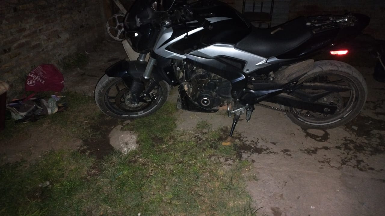 moto secuestrada balacera nena