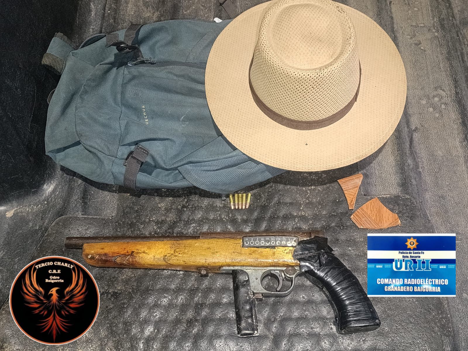 detenido arma patrullero