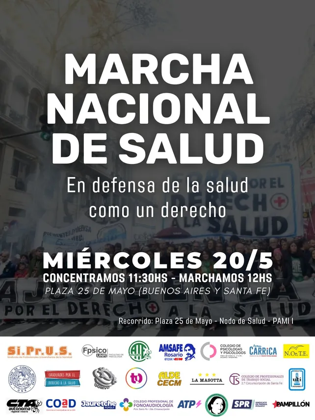 marcha salud rosario