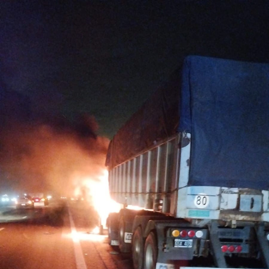 incendio camión