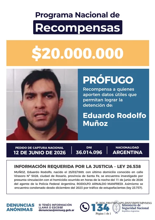 recompensa policia federal