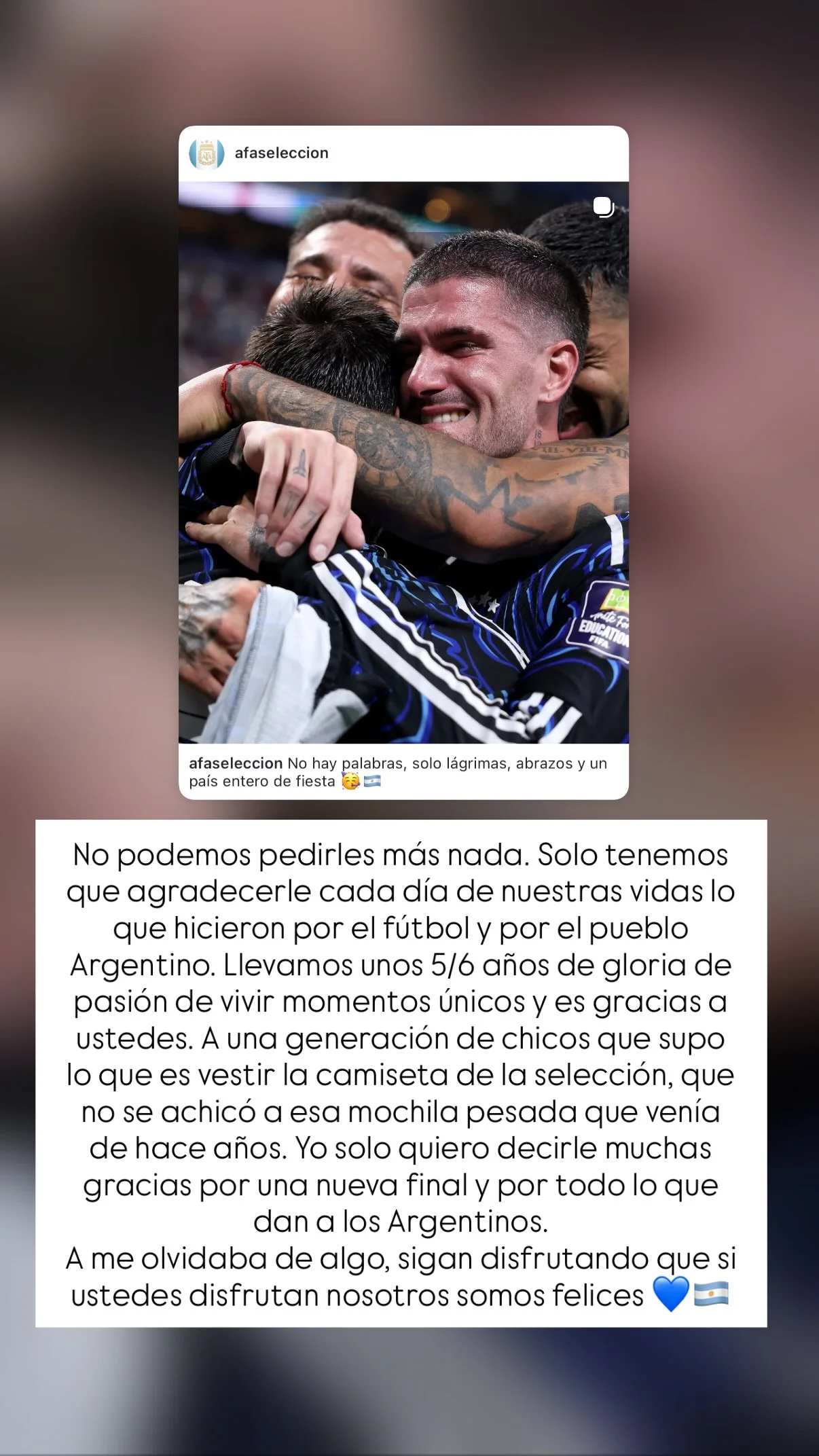 di maría selección